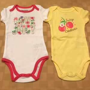 Juicy couture baby Onesies